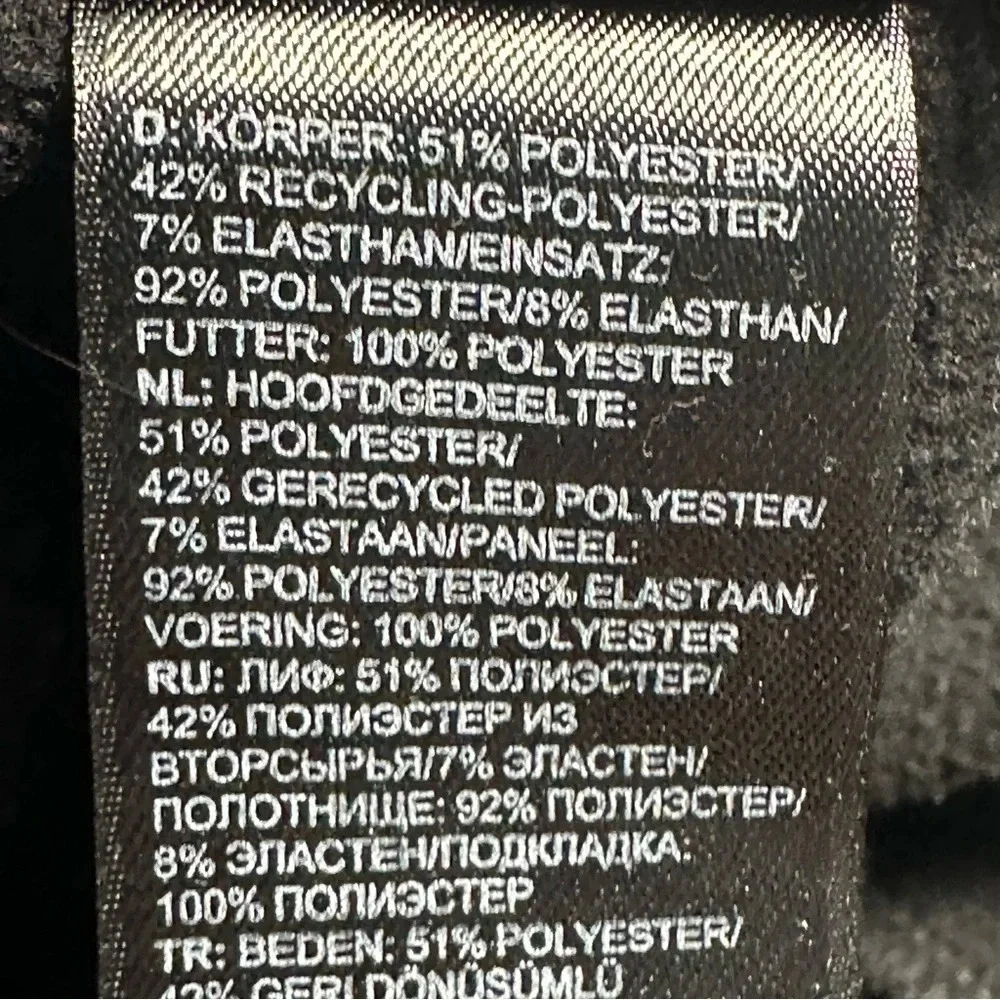 The North Face features standard